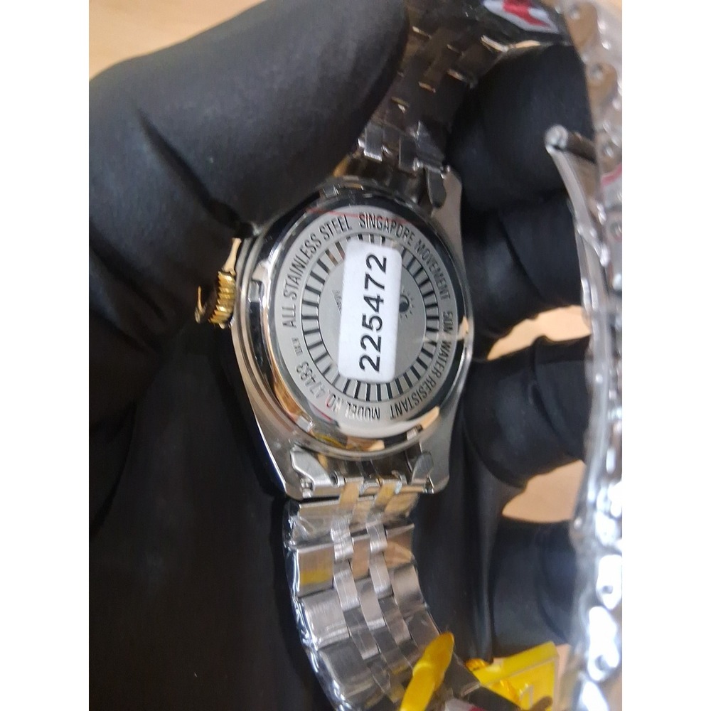 Invicta Men's Watch Specialty Quartz Black Dial Two Tone Steel Bracelet 47483 - Picture 4 of 15